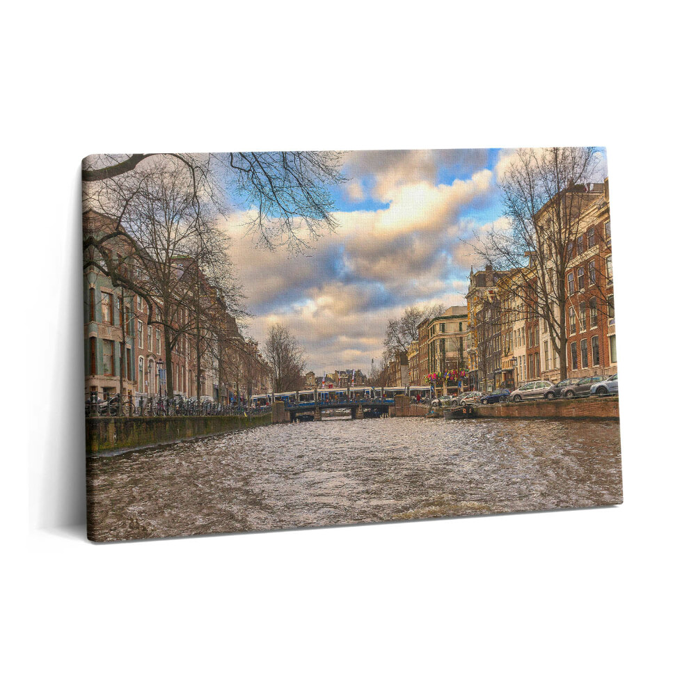 Obraz na plátně 60x40 cm Rotterdamský kanál