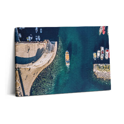 Obraz z fotografie na plátně 60x40 cm Plachetnice na vodě