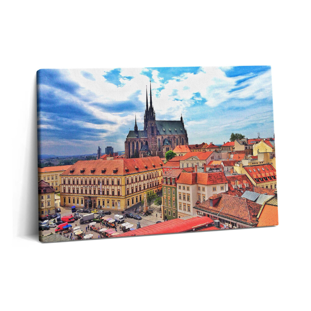Obraz canvas 60x40 cm Pohled na Brno