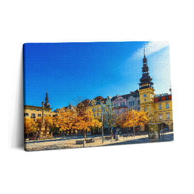 Obraz na plátně 60x40 cm Masarykovo náměstí a Stará radnice