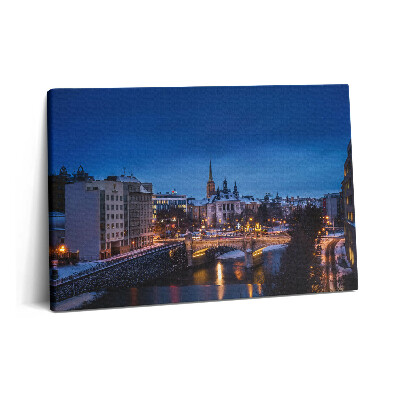 Obraz canvas 60x40 cm Panorama Plzně v České republice