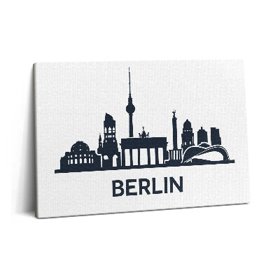 Obraz canvas 60x40 cm Ilustrace města Berlín
