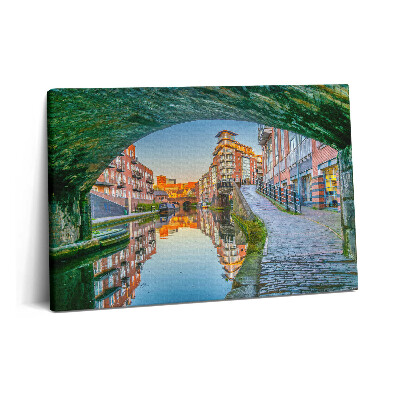 Obraz z fotografie na plátně 60x40 cm Západ slunce v Birminghamu