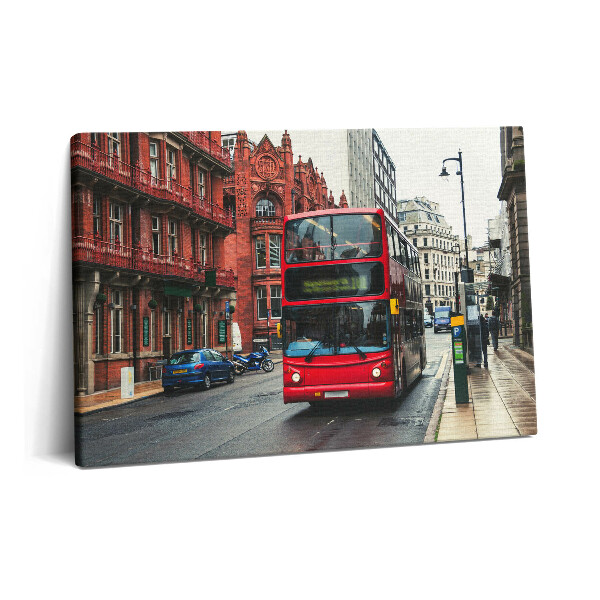 Obraz canvas 60x40 cm Autobus v Birminghamu