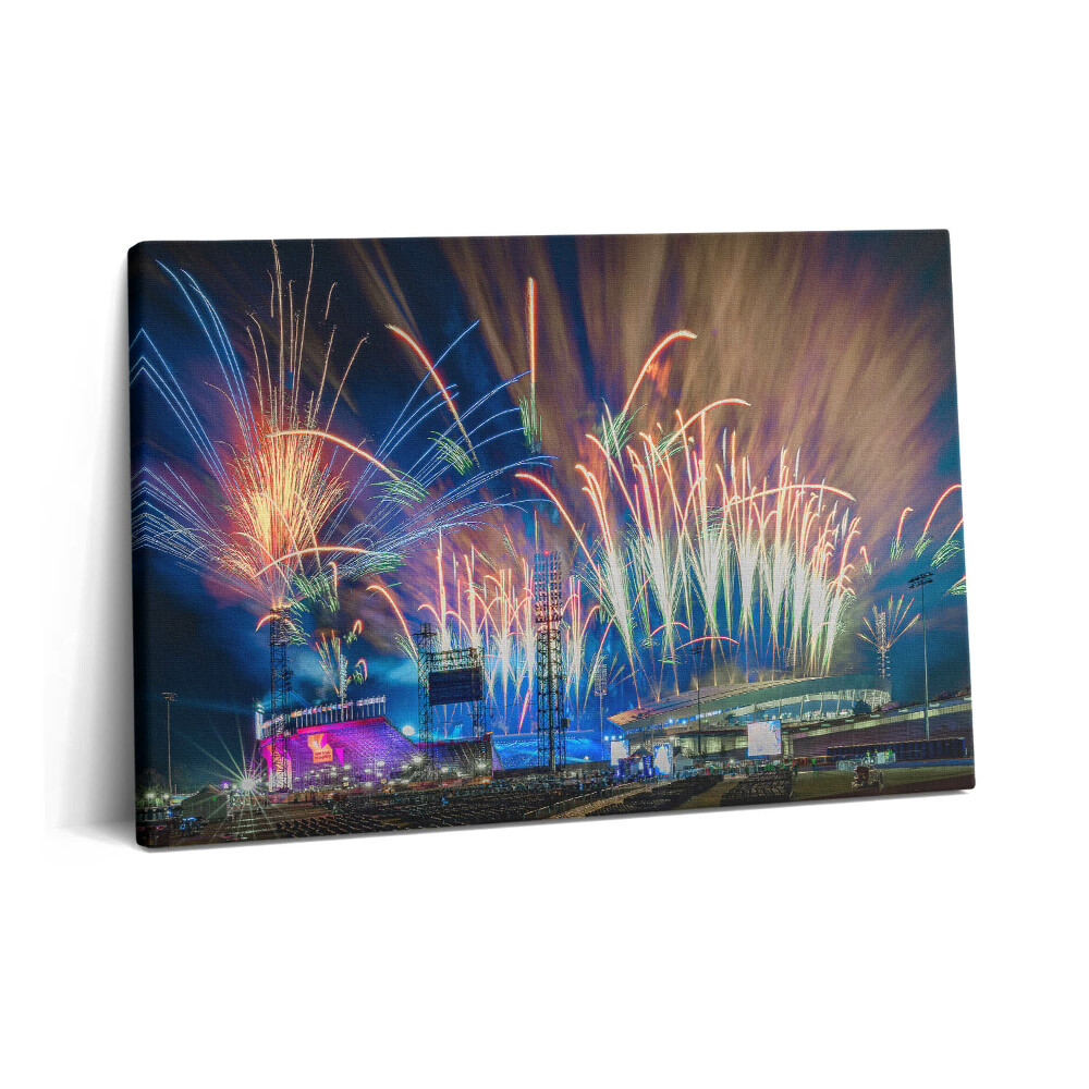 Obraz z fotografie na plátně 60x40 cm Nový rok v Birminghamu