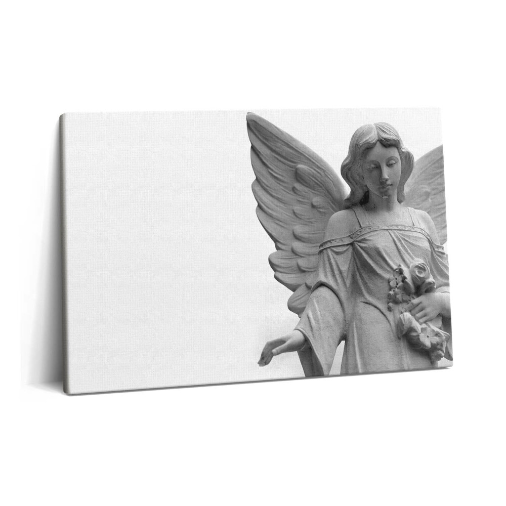 Obraz z fotografie na plátně 60x40 cm Socha anděla s křídly