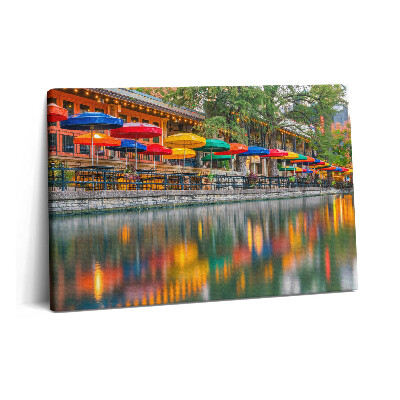 Obraz na plátně 60x40 cm Řeka v San Antoniu