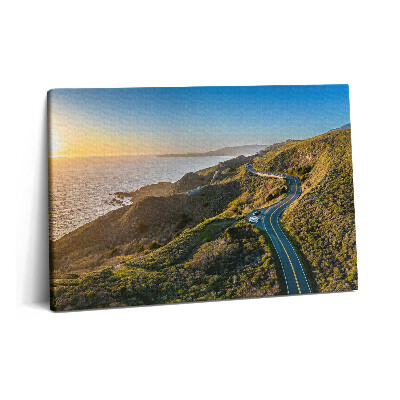 Obraz na plátně 60x40 cm Silnice kolem San Francisca USA