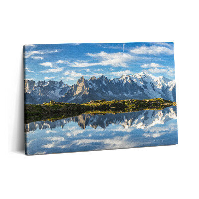 Obraz canvas 60x40 cm Francouzské Alpy v údolí Chamonix