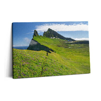 Obraz canvas 60x40 cm Přírodní rezervace Hornstrandir Island