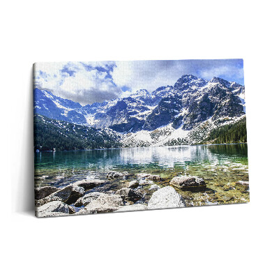 Obraz na plátně 60x40 cm Krajina hor a jezer