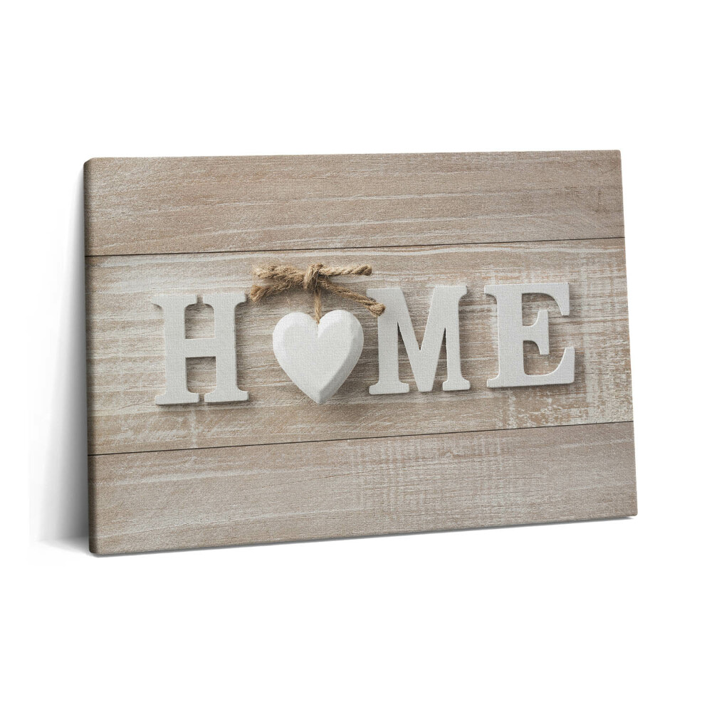 Obraz canvas 60x40 cm Nápis na domě