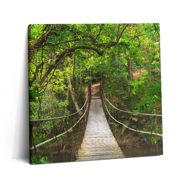 Obraz canvas 60x60 cm Most v džungli Khao Yai