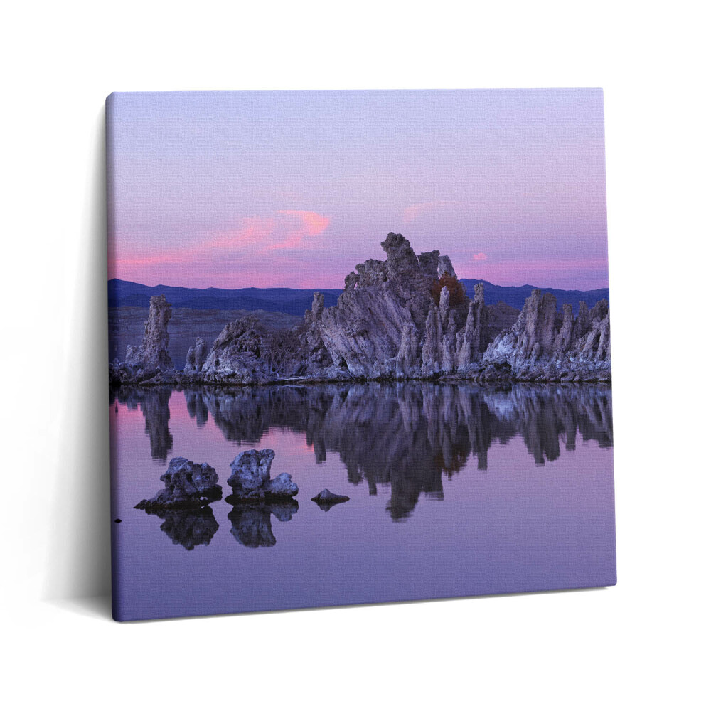 Obraz canvas 60x60 cm Odraz kamenů ve vodě