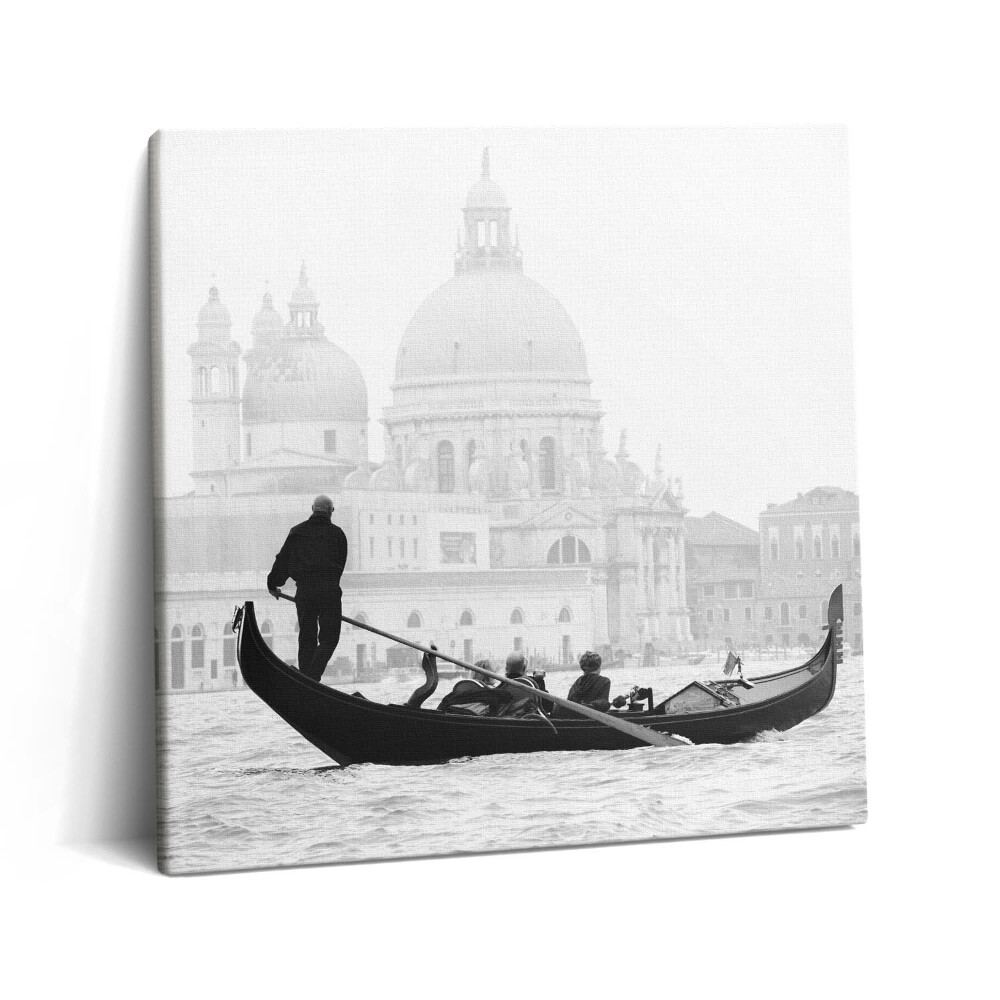 Obraz z fotografie na plátně 60x60 cm Gondola s výhledem na město