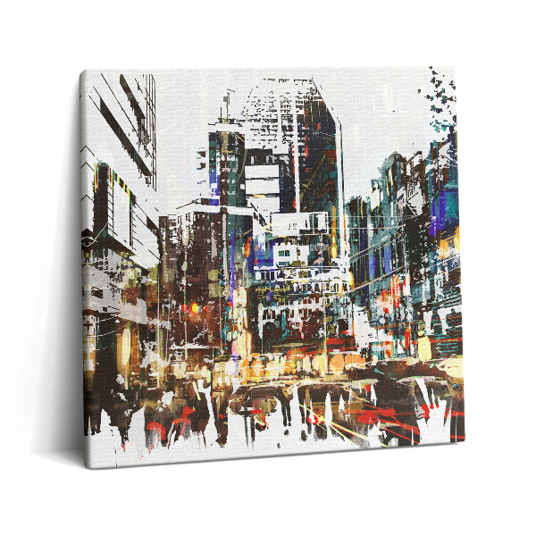 Obraz z fotografie na plátně 60x60 cm New York - město plné života