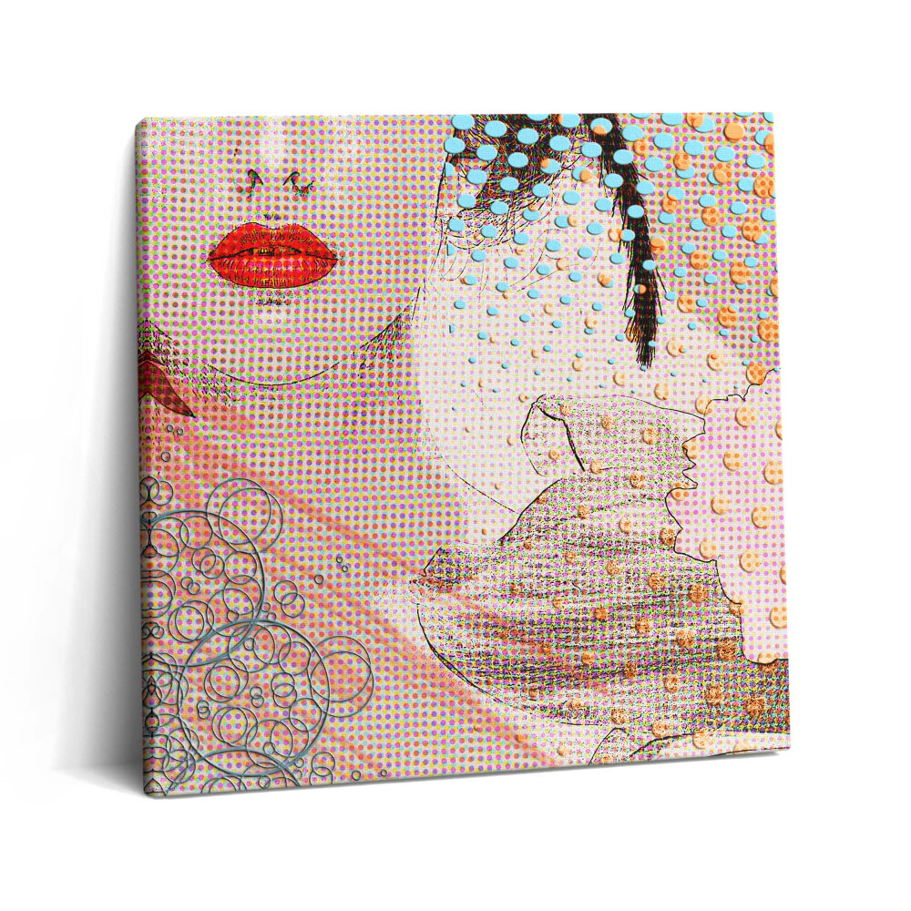 Obraz na plátně 60x60 cm Popartová kreslená ilustrace