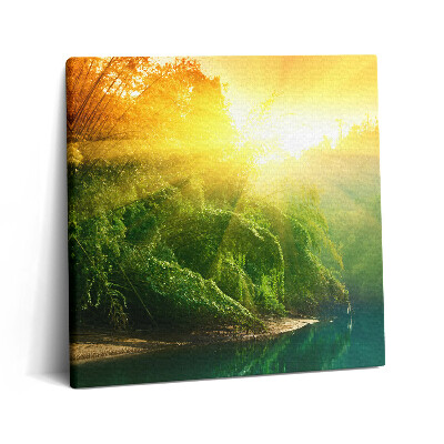 Obraz canvas 60x60 cm Přírodní krajina na slunci