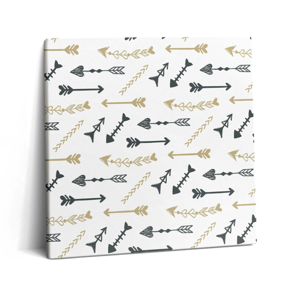 Obraz z fotografie na plátně 60x60 cm Hipsterský geometrický vzor