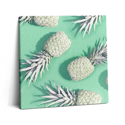 Obraz z fotografie na plátně 60x60 cm Malovaný ananas