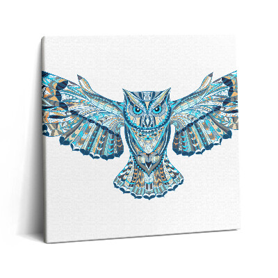 Obraz na plátně 60x60 cm Sova v letu