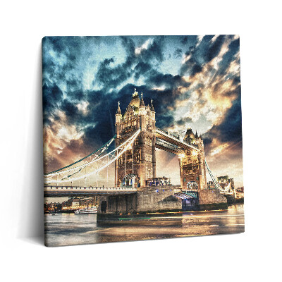 Obraz z fotografie na plátně 60x60 cm Tower Bridge v Londýně