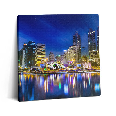 Obraz na plátně 60x60 cm Město plné barev