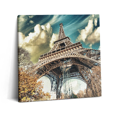 Obraz na plátně 60x60 cm Úžasný pohled na Eiffelovu věž