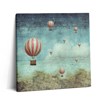 Obraz canvas 60x60 cm Balóny létající na obloze