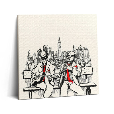 Obraz canvas 60x60 cm Jazz v New Yorku