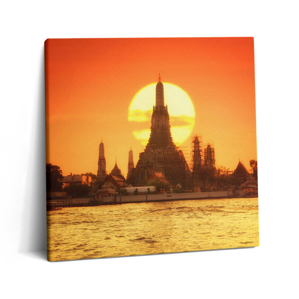 Obraz na plátně 60x60 cm Wat arun Bangkok Thajsko