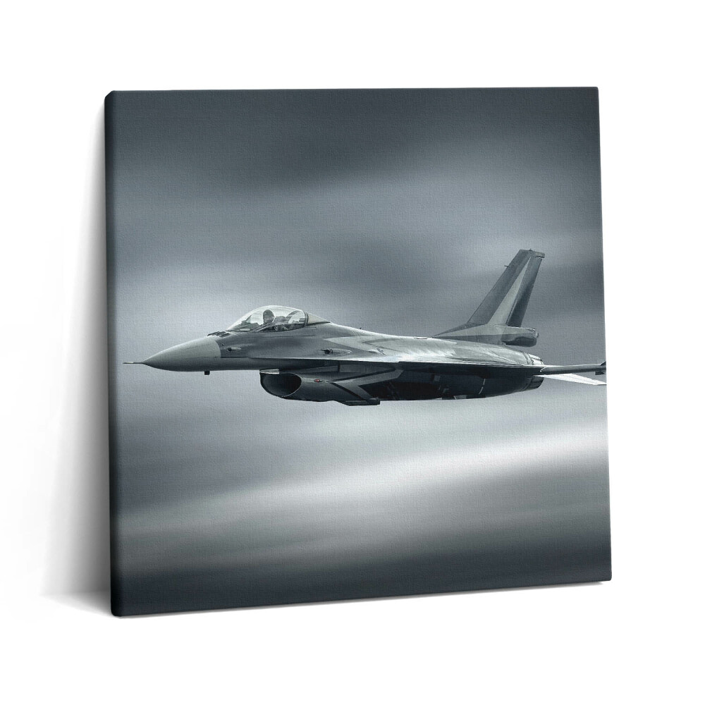 Obraz canvas 60x60 cm Vojenské letadlo v letu