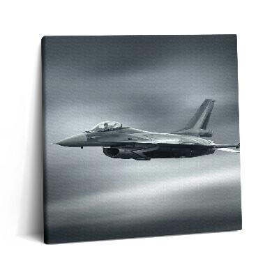 Obraz canvas 60x60 cm Vojenské letadlo v letu