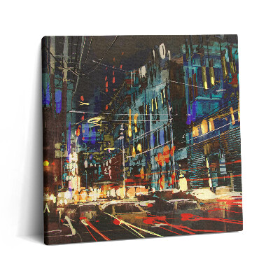 Obraz na plátně 60x60 cm Noční město