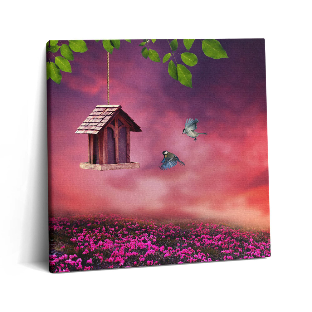 Obraz z fotografie na plátně 60x60 cm Klec na hřídele