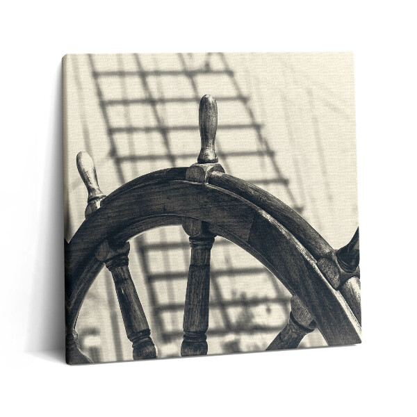 Obraz canvas 60x60 cm Stará loď v retro stylu
