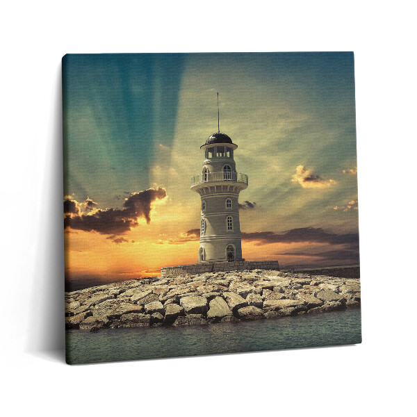 Obraz z fotografie na plátně 60x60 cm Maják