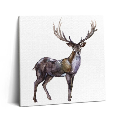 Obraz canvas 60x60 cm Jelen je králem lesa