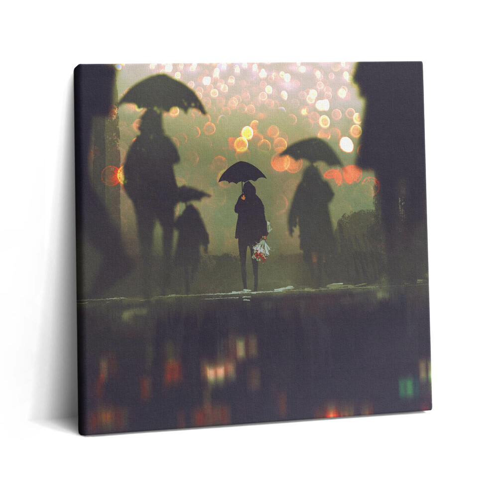 Obraz na plátně 60x60 cm Lidé se stíny