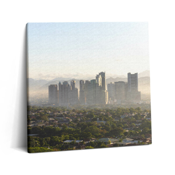 Obraz na plátně 60x60 cm Quezon City Filipíny