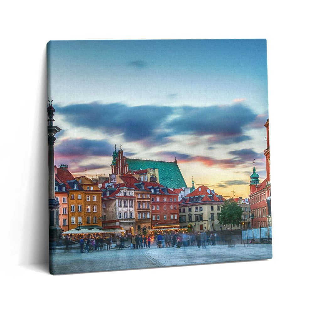 Obraz na plátně 60x60 cm Staroměstský hrad ve Varšavě
