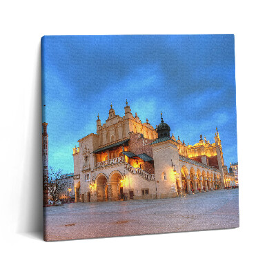 Obraz canvas 60x60 cm Hlavní náměstí v Krakově
