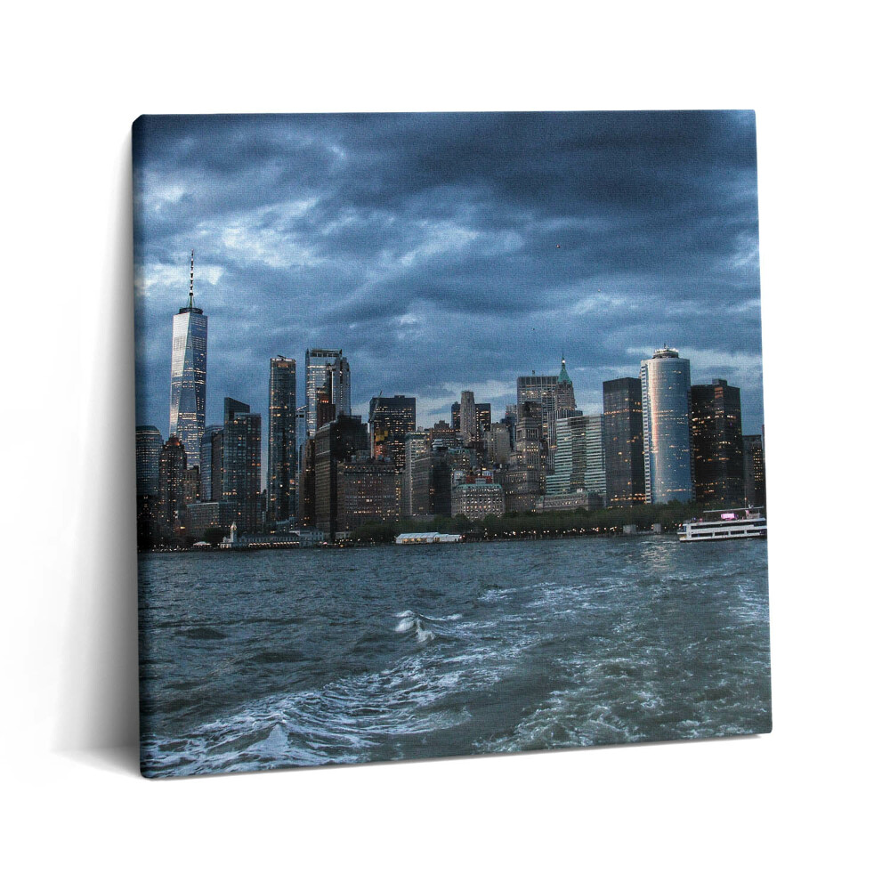 Obraz z fotografie na plátně 60x60 cm Panorama New Yorku