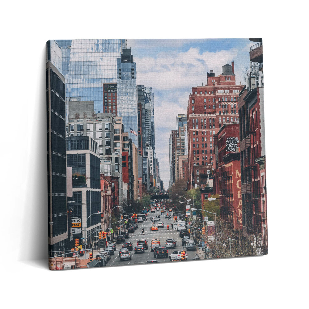 Obraz z fotografie na plátně 60x60 cm Ulice New Yorku