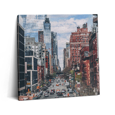 Obraz z fotografie na plátně 60x60 cm Ulice New Yorku