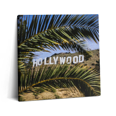 Obraz canvas 60x60 cm Nápis Hollywood v Los Angeles