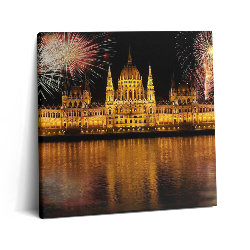 Obraz canvas 60x60 cm Budova maďarského parlamentu