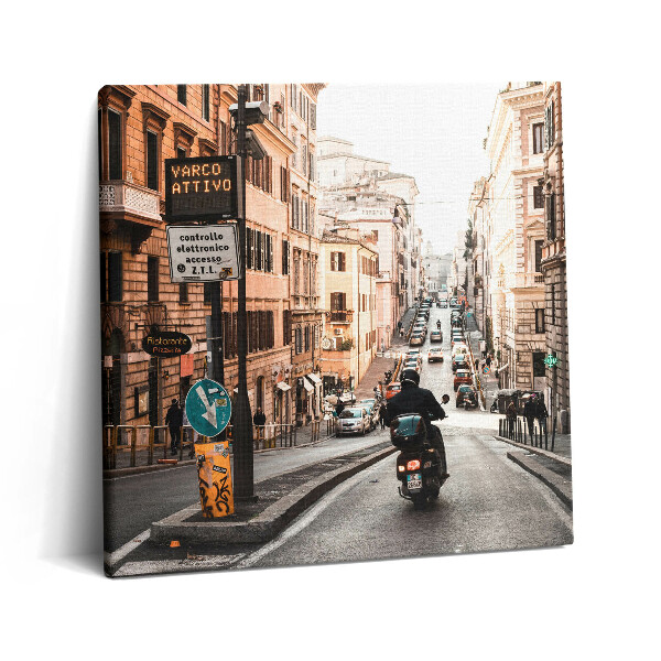 Obraz canvas 60x60 cm Ulice Říma