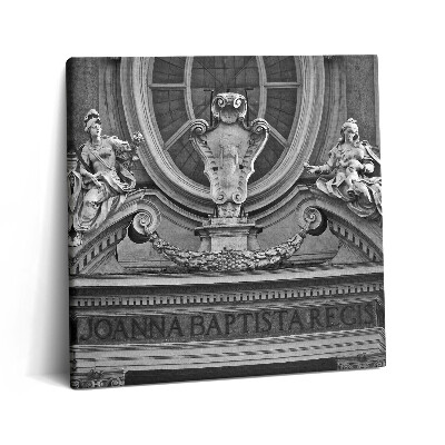 Obraz z fotografie na plátně 60x60 cm Piazza San Carlo Turín