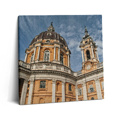 Obraz na plátně 60x60 cm Historická katedrála v Turíně